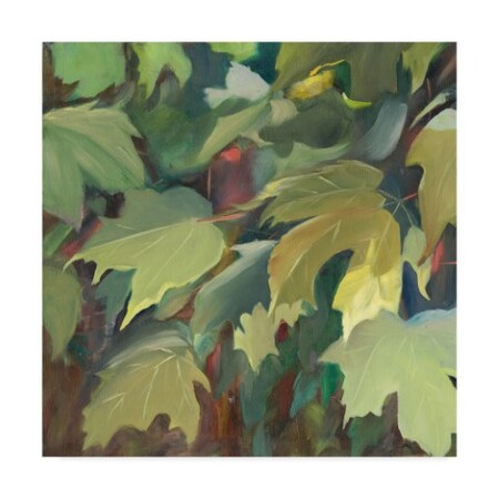 Sandra Iafrate 'Leaf Array I' Canvas Art,18x18